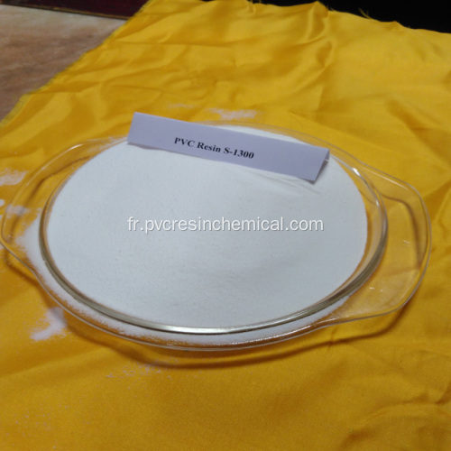 Résine en PVC de chlorure de polyvinyle assurée de qualité pour plaque PVC